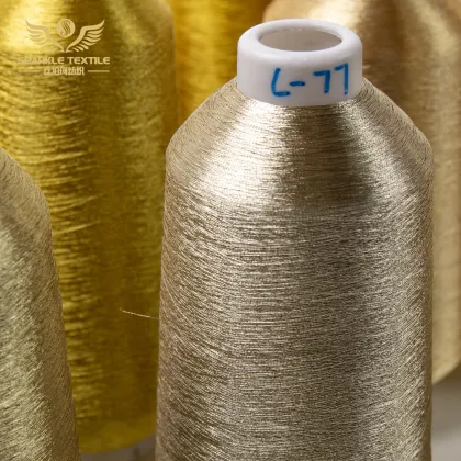 Top-Quality Wholesale ST-Type Dongyang Metallic Thread: Sparkle Zari 150D Polyester Metallic Thread