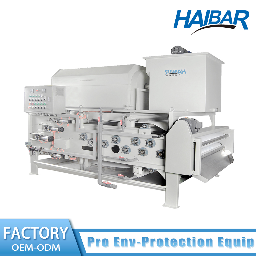 Belt Press Sludge Thickening and Dewatering SystemHTB-1750