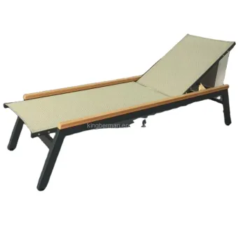 Mesh Sun Lounger Outdoor Patio Furniture Pool Chaise Lounge