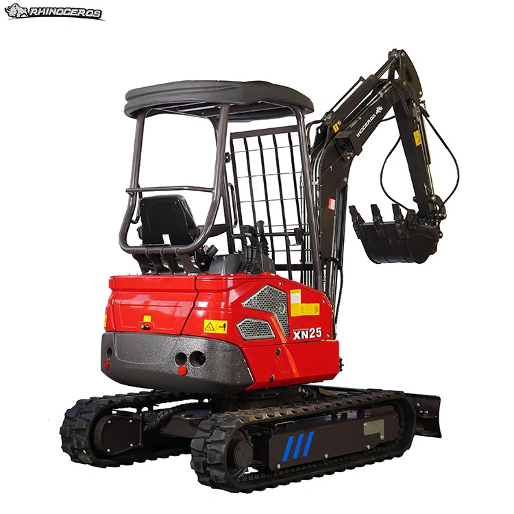 Rhinoceros xn25 2500kg crawler digger mini excavator crawler small