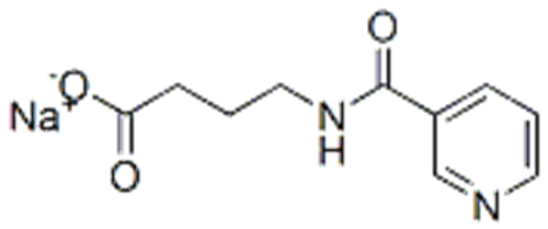 Butanoic acid,4-[(3-pyridinylcarbonyl)amino]-, sodium salt (1:1) CAS 62936-56-5