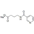 Butansyra, 4 - [(3-pyridinylkarbonyl) amino] - natriumsalt (1: 1) CAS 62936-56-5