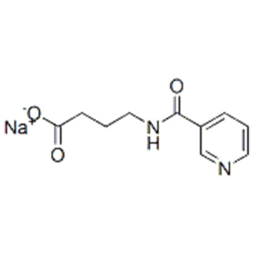 ब्यूटेनिक एसिड, 4 - [((3-पाइरिडिनाइलकार्बोनेल) अमीनो] -, सोडियम नमक (1: 1) CAS 62936-56-5