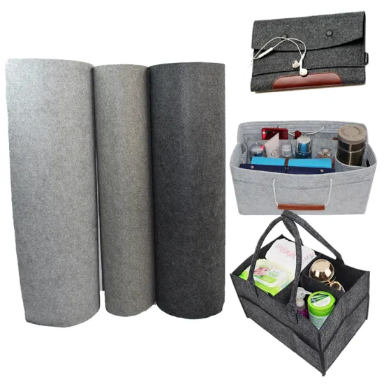 3mm 45x90cm Polyester Gray Felt fabric Artificial Wool Designer Diy Handmade craft sewing Bag planting bag Material