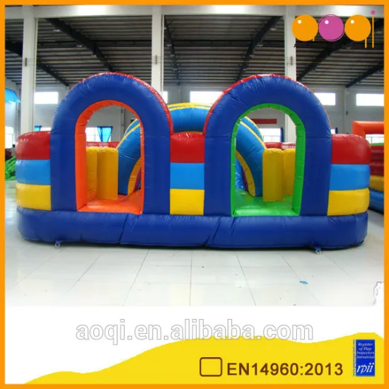 AOQI rainbow funcity /inflatable amusement park fun city with free EN14960