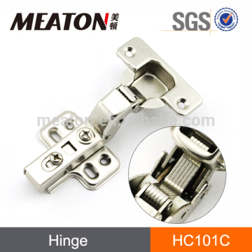 Clip base soft closing concealed hinge