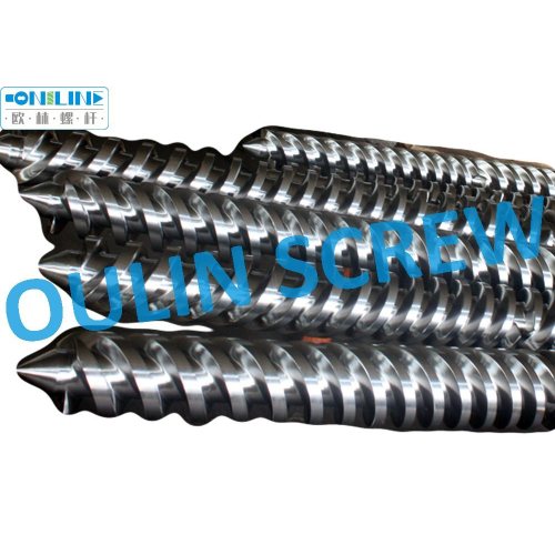 Liansu Lse65/132 Twin Conical Screw and Barrel for PVC Extrusion