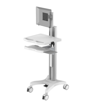 Medizinisches Computer Notebook EKG Ventilator Roll Ständer Trolley für Krankenhäuser