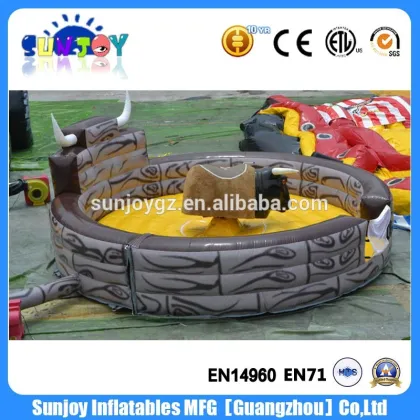 Inflatable Mechanical Bull / Inflatable Bull Pool Ride-on / Inflatable Bull Riding for Sale