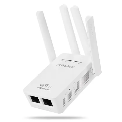 WR09 Network Repeater with Four Antennas: Enhancing Your 300M WiFi Signal with Router Extender Technology