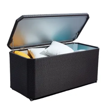 Waterproof Outdoor Garden Rattan Furniture Cushion Storage Box