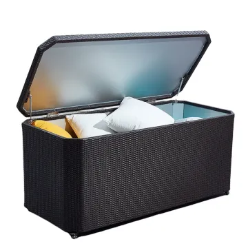 Waterproof Outdoor Garden Rattan Furniture Cushion Storage Box