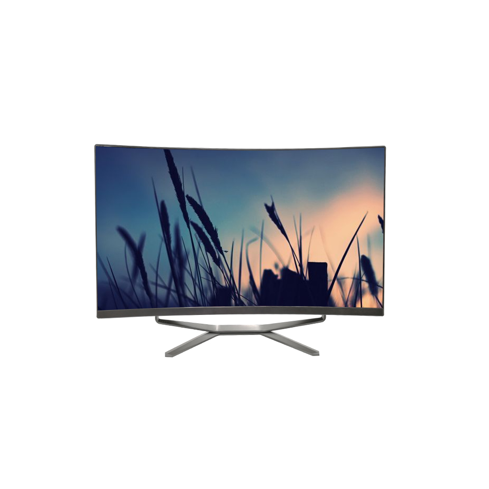 Curved screen all-in-one machine