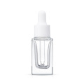 15ml qalin pastki qismli tekis kvadrat stakan tomchi idishlari