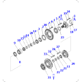 HD1500‑8 Dump Truck Converter Assembly, 562‑13‑71030
