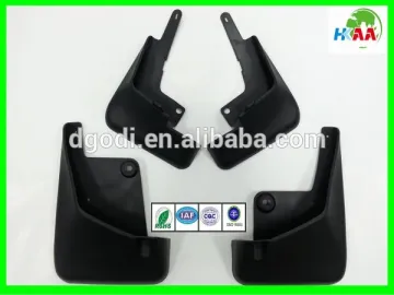 Custom China Dongguan TS16949 auto front mudguard splash guard PP material selling