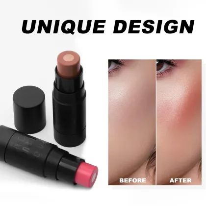 Solid Highlight Color Powder Blusher Stick Rouge