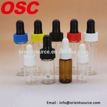 1ml tubular glass vial with tear off cap