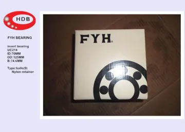 Uc214 Pillow Block Ball Bearings Insert Fyh , Mounted Bearing Units