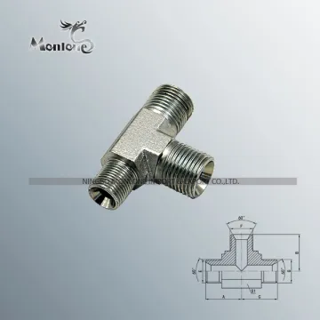 Bsp Male Connector Double Use Bouned Seal Hydraulic Adapter (AB)