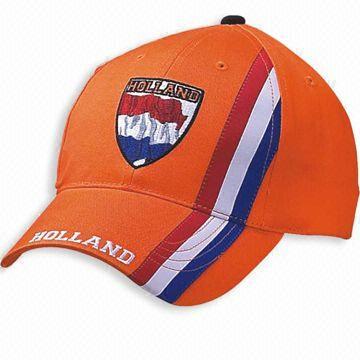 Heavy Cotton-Twill Sports Cap with Adjustable Plastic Snap