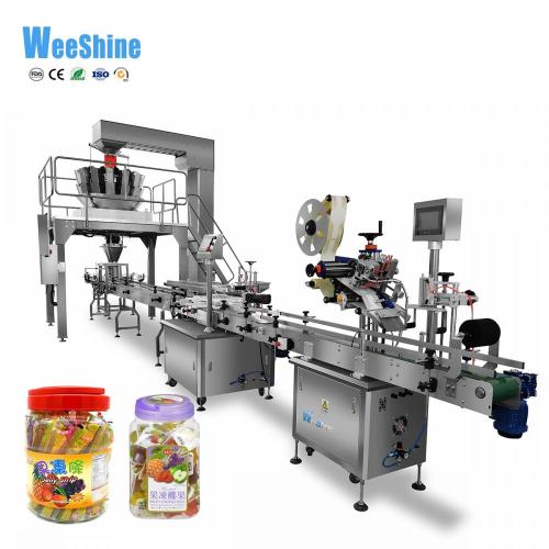 Sugar Candy Counting and Bottle Herb Filling Machine