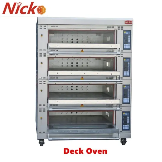 Hot Selling 4 Decks 8 Trays Electric Deck Oven Commercial Baking Oven