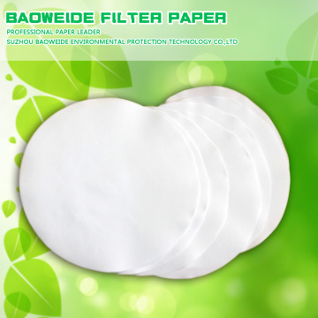 Factory supply 9cm circular paper used for filtration made in China