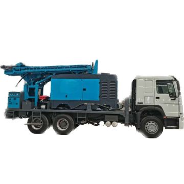 Lori dipasang air pelantar penggerudian dengan trak jenama Dongfeng