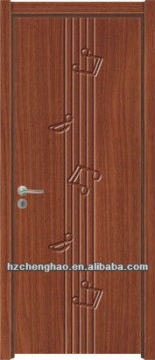 security modern pvc wooden door