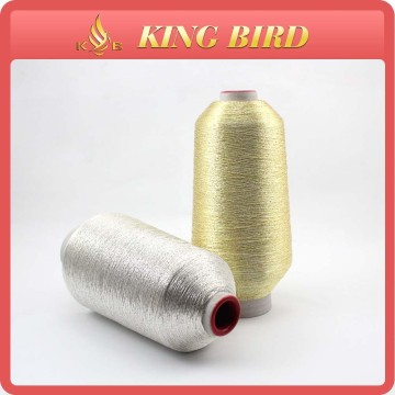 pure silver metallic rayon yarn