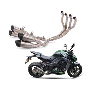 Titanium Alloy Full Exhaust System for Kawasaki Z1000 2010-2021 and Z1000SX 2010-2019