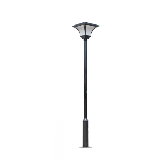 Hot Dip Galvanized Outdoor Garden Light Poles, 3m/4m/5m - Huatai Custom
