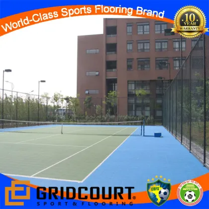 elastic tennis flooring