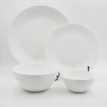 hot selling white embossed new bone dinnerware set
