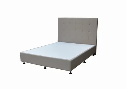 Professional Hotel Furniture Fabric Bed Frame Hotel Room Beds