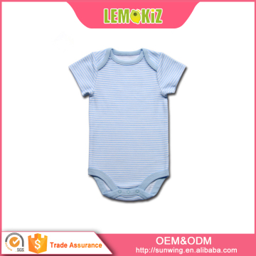 New Arrival Wholesale Stripe Toddler Pajamas Boutique Baby Rompers