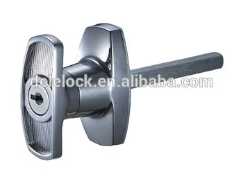 Garage door t handle locks