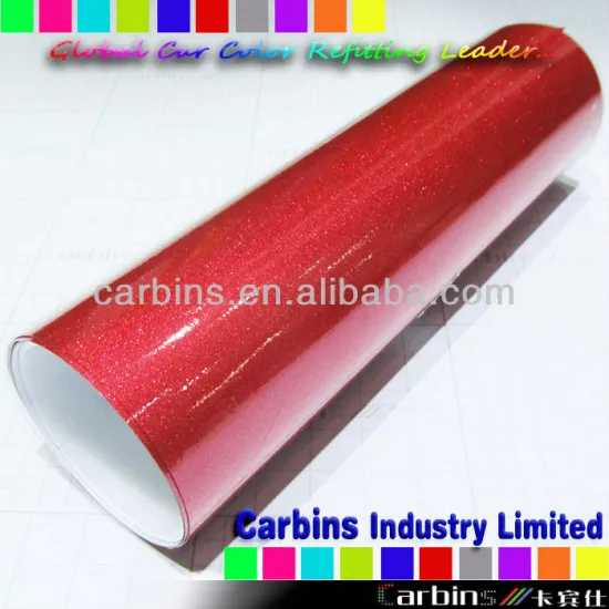 Brilliant diamond glitter vinyl car wrap film 1.52*20m