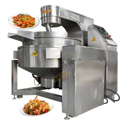 MYONLY Big Fully Stainless Steel Automatic Planetary Fry Wok Cook Machine