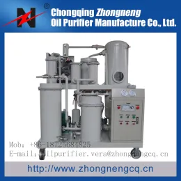 TYA used engine oil filters system/lube oil filtering machine for oil recovery