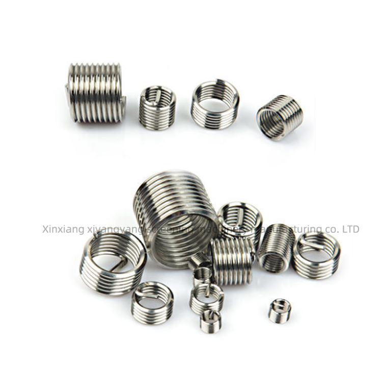 M1.2*0.35 Din 8140 Stainless Steel Fasteners Wire Thread Inserts with Metric Measurement System for Machinery Applications