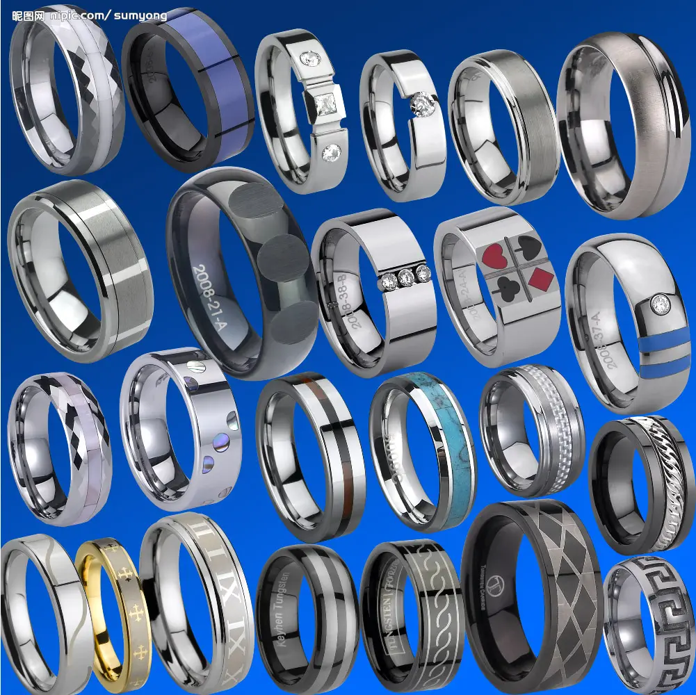 TUNGSTEN CARBIDE IN JEWELRY