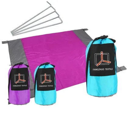 waterproof compact pocket parachute nylon beach blanket