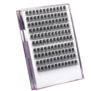 Natural Long DIY Fan Lashes Premium Fiber Soft PBT Cluster Lashes