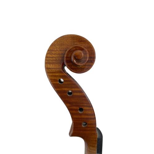 Bonita madera de ancianos con flores 4/4 violín hecho a mano para avanzado