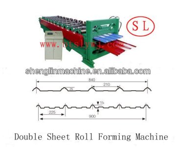 HAIDE HOT SALE!! double deck roll forming machine