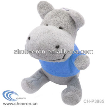 Soft and stuffed hippo plush toy