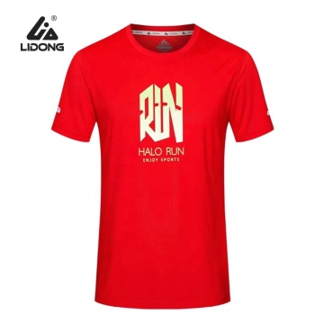 Wholesale Custom Printing Round Neck Sports Running T-shirt