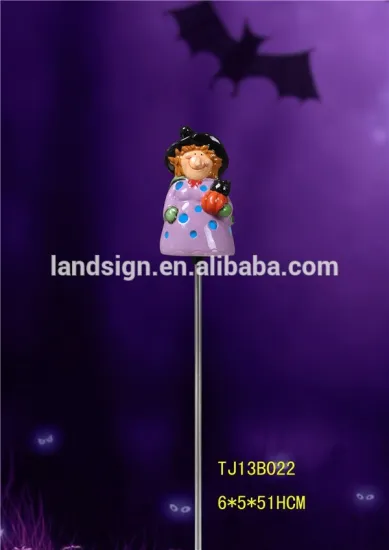 Cixi landsign solar halloween stick lamp for garden